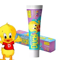 Creme Dental Infantil Dr Duck Sem Flúor Mix de Frutas 50g