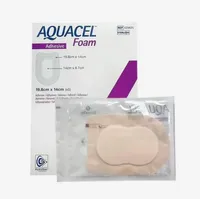 Curativo Aquacel Foam Heel Pro Espuma Com Borda Adesiva 19,8x14cm