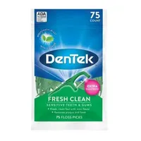 Dentek Confort Fresh Clean Floss Picks - 75 unidades