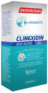 Enxaguante Bucal Clinexidin sem Alcool Com Pump 1 Litro