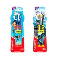 Escova Dental Infantil Batman/Mulher Maravilha 6+ - Sortido