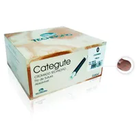 Fio de Sutura Categute Cromado com agulha 1/2 2,0cm - 1 unidade