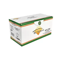 Fio de Sutura Nylon com agulha 1/2 1,5cm - 1 unidade