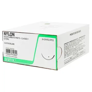 Fio de Sutura Nylon Sertix - 24 unidades