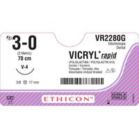 Fio de Sutura  Vicryl Rapid 3-0 agulha 1,7cm - 1 unidade
