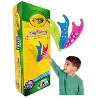 Fio Dental Flossers Crayola Kids - Caixa com 48 envelopes