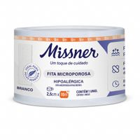 Fita Microporosa Branca 2,5cm x 10m