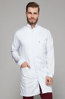 Jaleco Basic Masculino Branco Gabardine