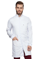 Jaleco Basic Masculino Branco Gabardine