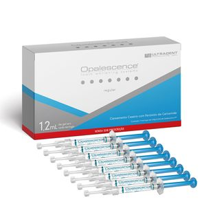 Kit Clareador Opalescence PF Regular - 12 Seringas - 10% - Brinde 1 Seringa 16% 