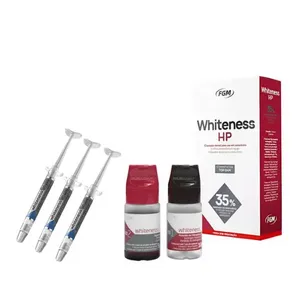 Kit Clareador Whiteness HP 35%  3 Pacientes - Grátis 3 Seringas Whiteness Simple 16%