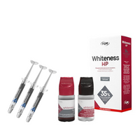 Kit Clareador Whiteness HP 35%  3 Pacientes - Grátis 3 Seringas Whiteness Simple 22%