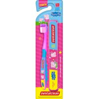 Kit Escova de Dente Infantil + Porta Escova Peppa Pig