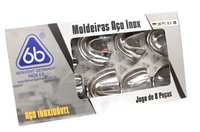 Kit Moldeira de Inox Lisa Adulto Tipo Verner  8 peças