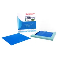 Lençol de Borracha Sanctuary 15x15cm Grosso Azul -  26 unidades