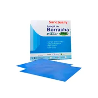 Lençol de Borracha Sanctuary  13,5x13,5cm Médio Azul -  26 unidades