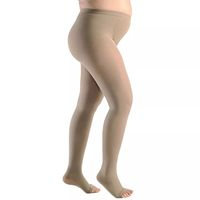 Meia Calça 862 Materna Select Comfort 20-30 mmHg Longa Ponteira Aberta Natural 