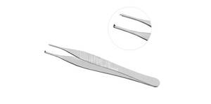 Pinça Adson com Dente 12cm Inox