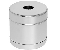 Porta Algodão de Aço Inox Limpo