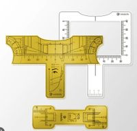 Kit Réguas para Análise e Proporção Áurea Aureum 