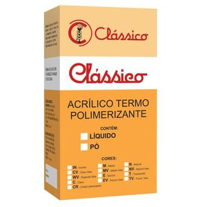 Resina Acrílica Clássico Termo Pó ( sem veia) - 1kg