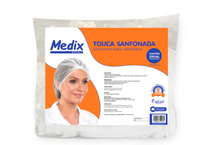 Touca Sanfonada Branca