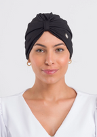 Touca Turbante Denise Preta