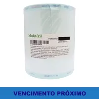 VENC. 31/07/2024 - Rolo Para Esterilização 90mm X 50m