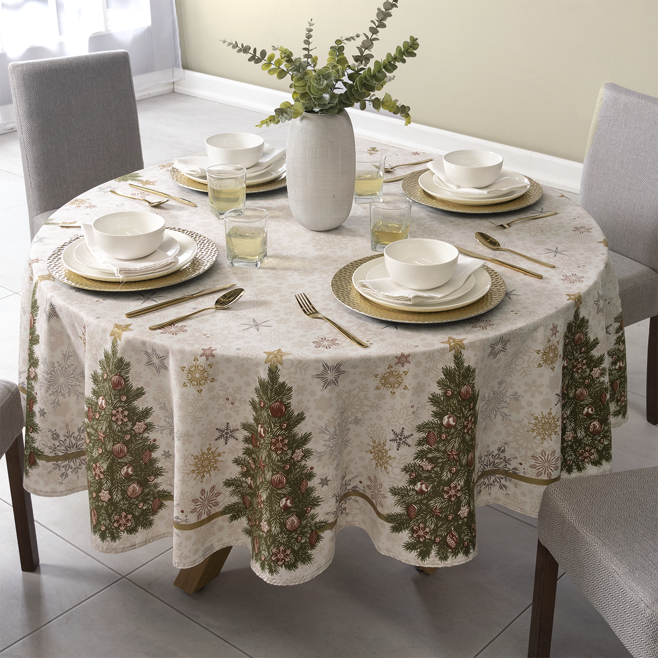 Mantel Blanca Navidad