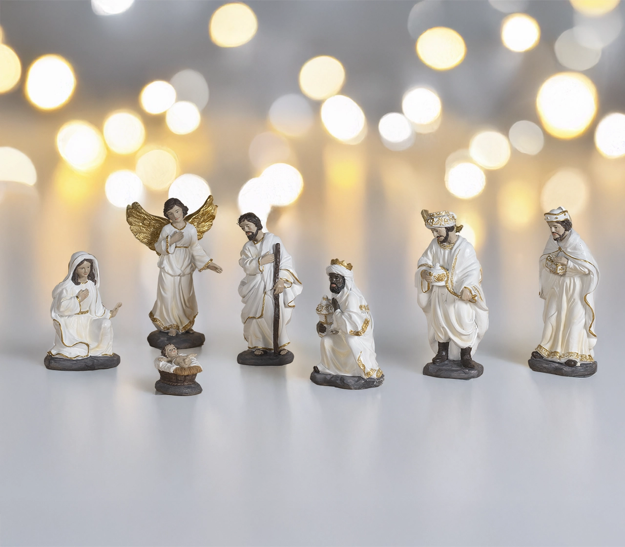 Adorno Navideño Nacimiento Gold