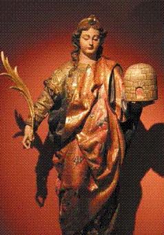 Saint Eulalia, martyr of Mérida