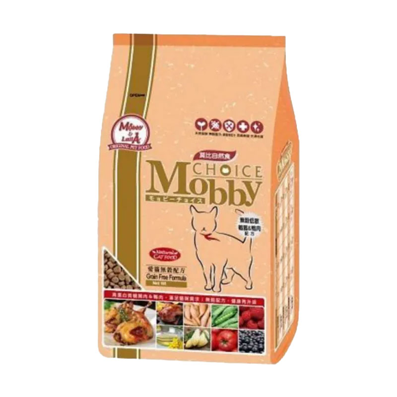 Mobby 莫比 愛貓無穀糧-鵪鶉+鴨肉