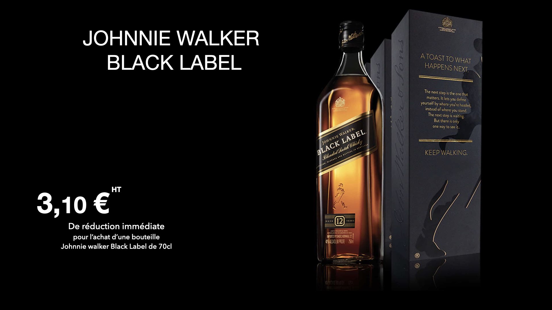 Johnnie Walker Black 70cl