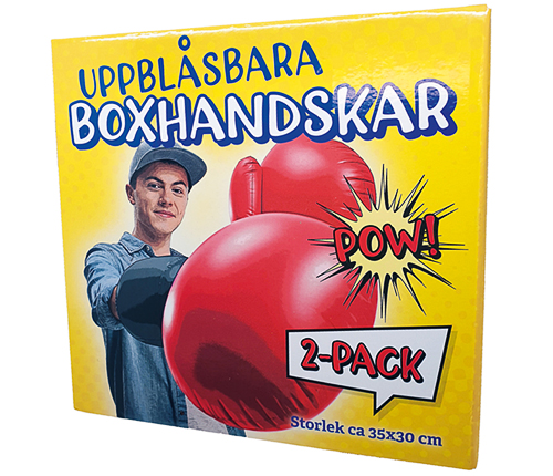 Uppblåsbara boxhandskar, 2-pack
