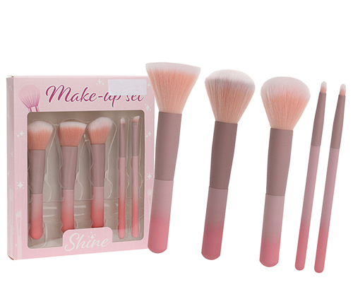 Make-up borstar, 5-pack