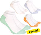 Sportiga ankelstrumpor, 8-pack (strl 41-45)