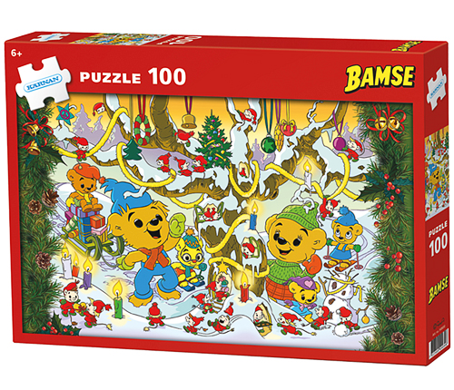 Julpussel – Bamse, 100 bitar