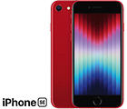Apple iPhone SE gen 3, 64GB, röd