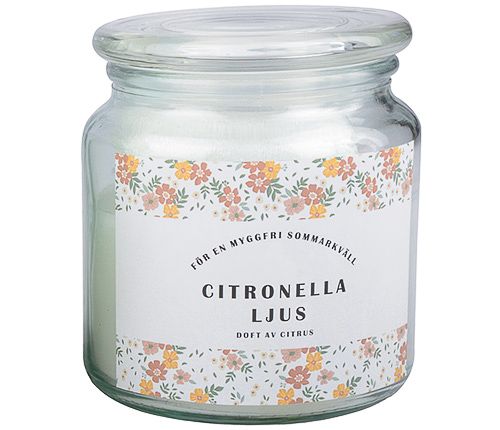 Citronella ljus, vit