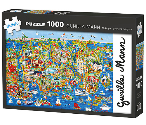 Pussel Blekinge – Gunilla Mann, 1000 bitar