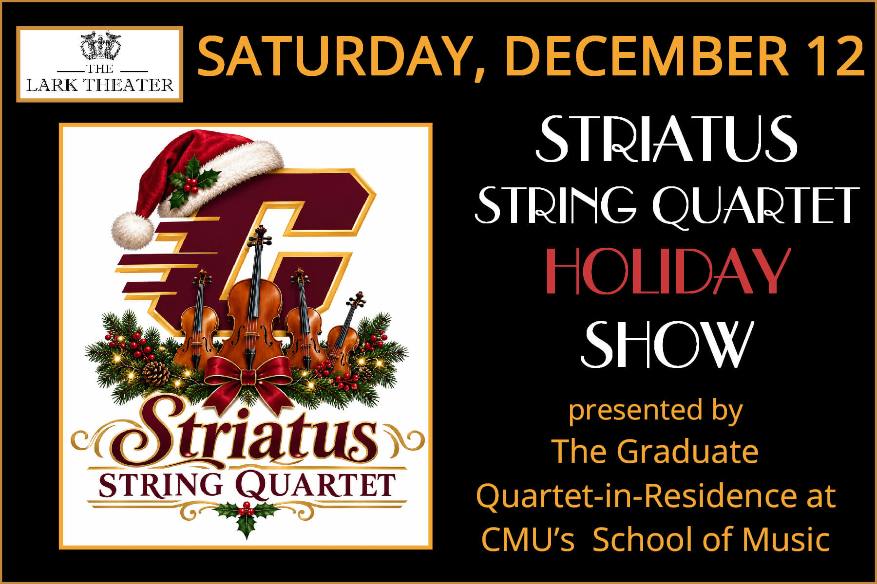 Holiday Magic with the Striatus String Quartet