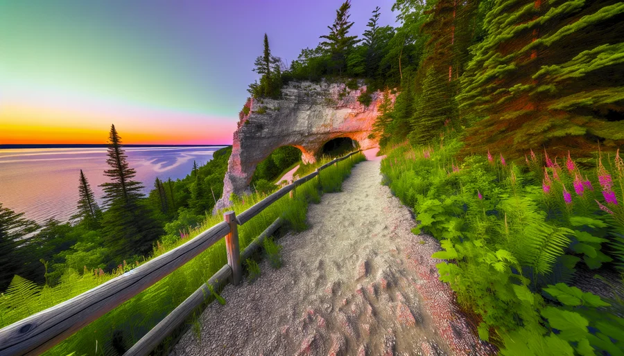 Hiking Mackinac Island Trails