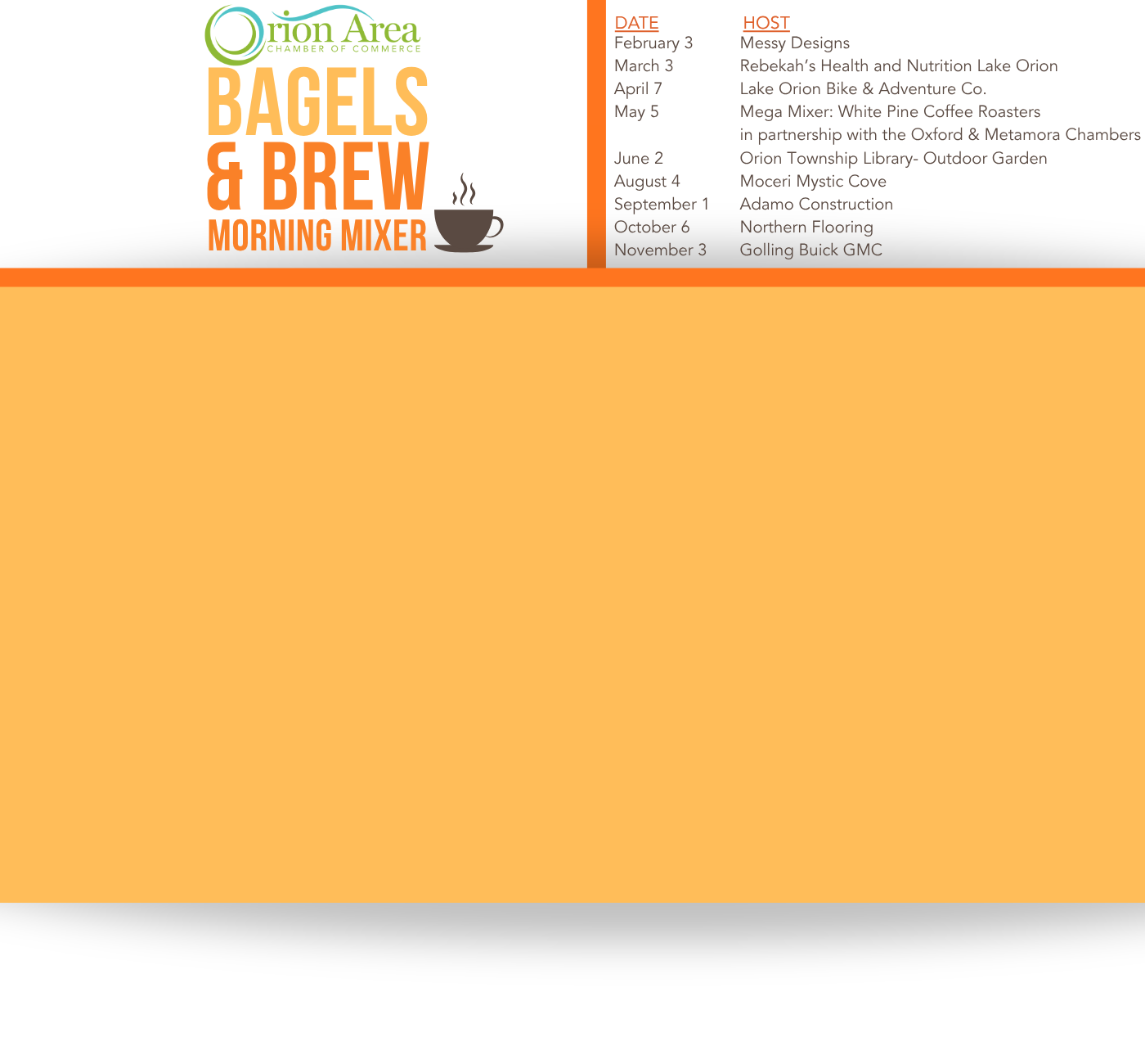 Bagels & Brew Morning Mixer - October 2026