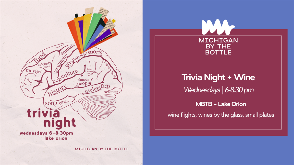 Trivia Night at Michigan by the Bottle – Lake Orion