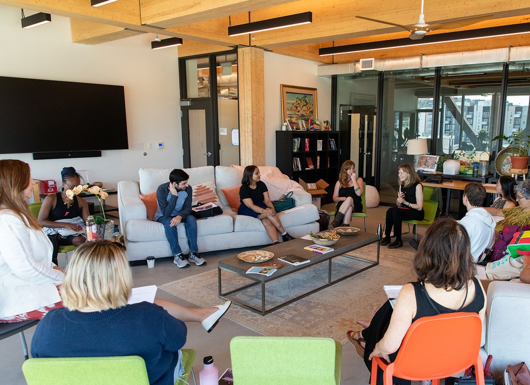 Adult learners collaborate in the CCA Writing Studio