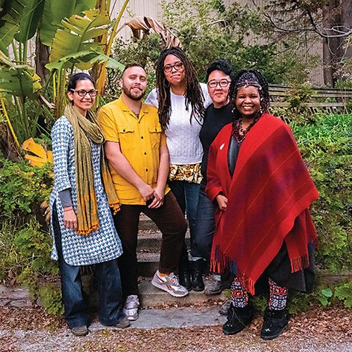 CCA faculty members welcome keynote presenter Dr. Dori Tunstall to the Decolonial Unconference held at the school’s San Francisco campus in February 2020