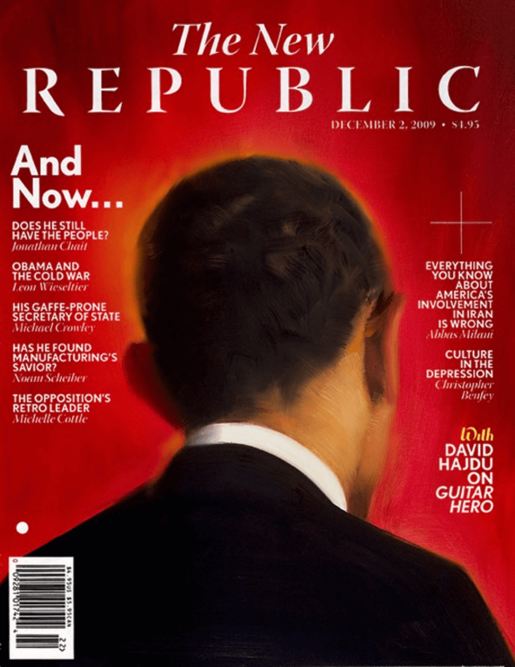 The New Replublic magazine cover for December 2009.