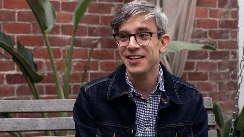 Photo of Sam Ancona speaking.