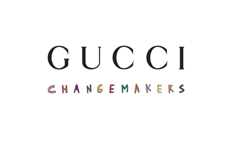Image of Gucci Changemakers logo.