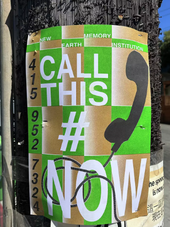 Flyers for the New Earth Hotline.